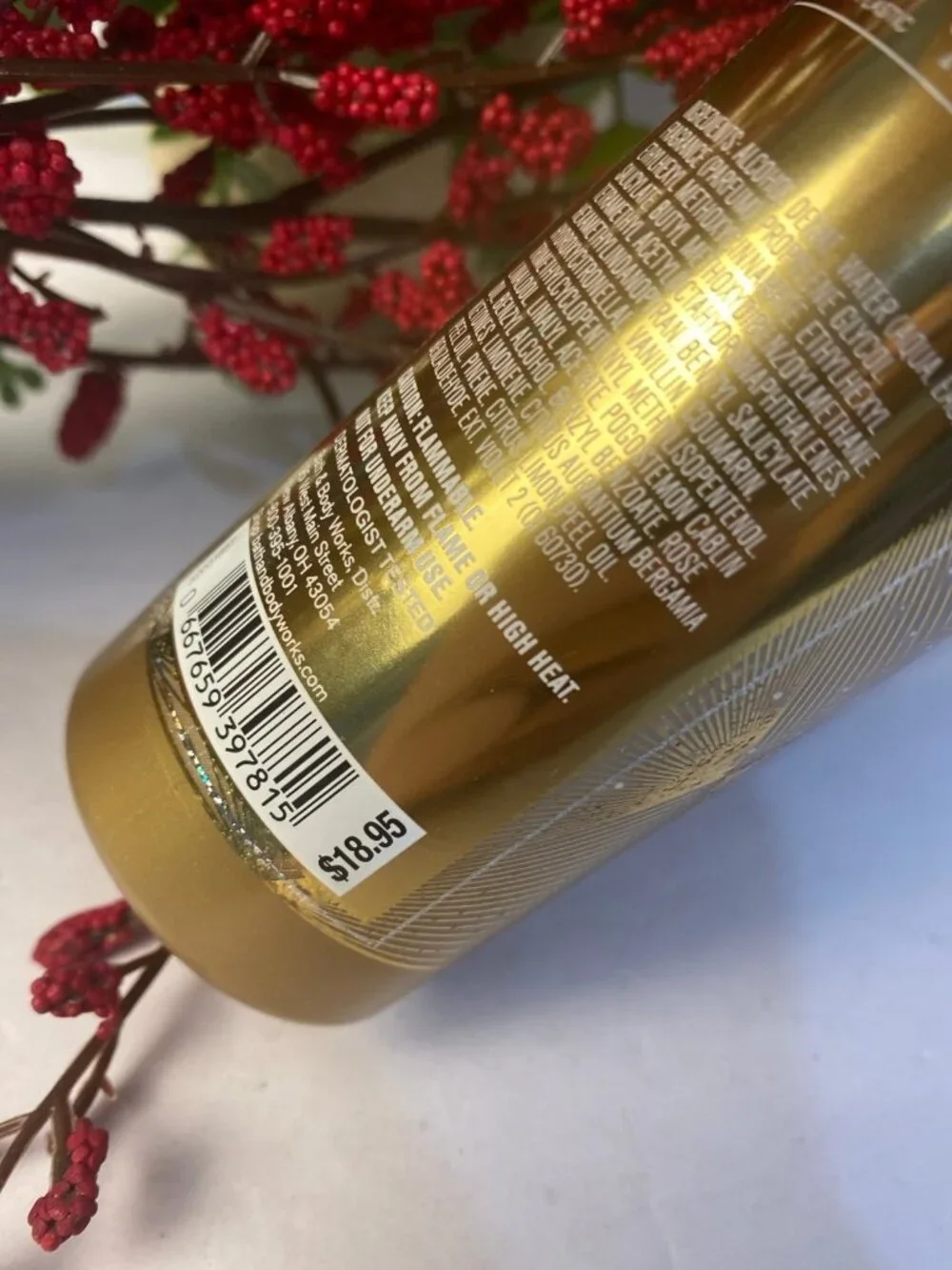 “Touch of Gold” BBW New 3 -Pc Body Care Set